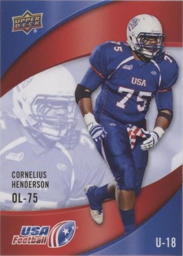 2013 Upper Deck USA Football Cornelius Henderson #45