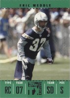 2007 Topps TX Exclusive Eric Weddle #192
