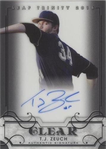 2016 Leaf Trinity - T.J. Zeuch #CA-TJZ