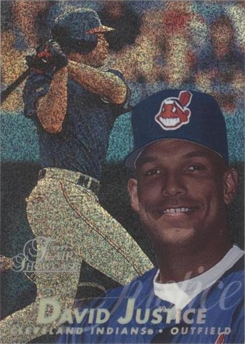 1997 Flair Showcase - David Justice #73