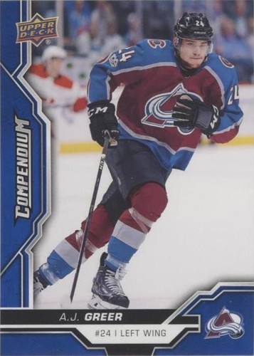 2018-19 Upper Deck Compendium - A.J. Greer #108