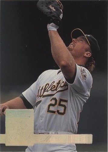 Carte De Baseball 1989 Donruss Mark McGwire #95 - Erreur D'impression - Rare - Non Gradée