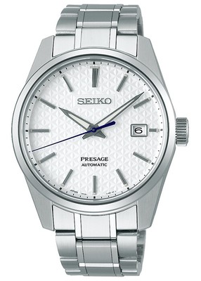 Pre-owned Seiko Presage Prestige Sarx075 White Mechanical Automatic Men's Watch In Box