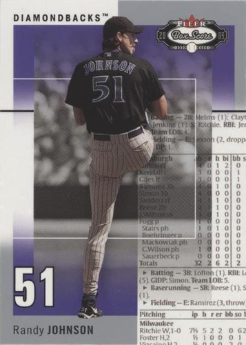 2003 Fleer Box Score - Randy Johnson #14