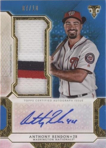 2018 Topps Triple Threads - Anthony Rendon #UAJR-AR