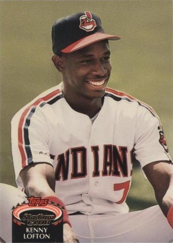Kenny Lofton ロフトン　Indians インディアンス 1996 #325 Kenny Lofton Topps Stadium Club Baseball Indians