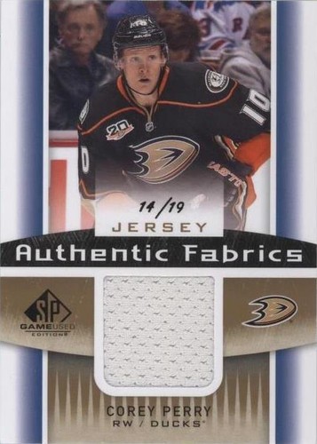 2013-14 SP Game Used Edition - Corey Perry #AF-PE