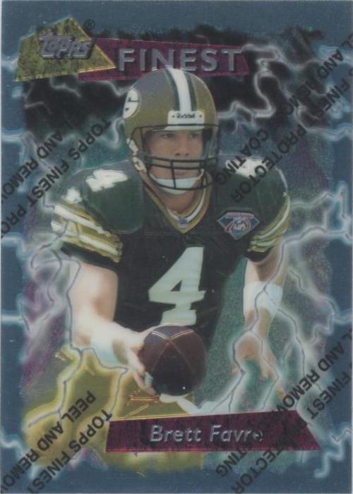 1995 Topps Finest Brett Favre #56