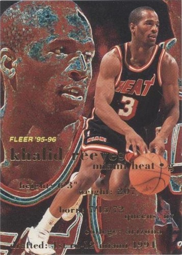 1995-96 Fleer - Khalid Reeves #96