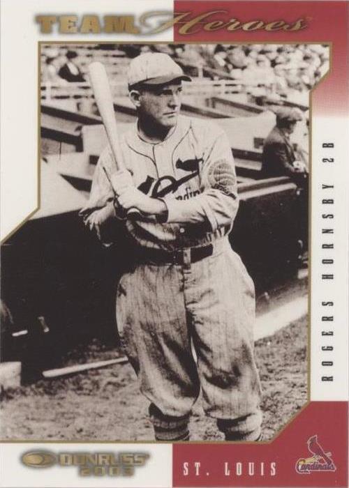 2003 Donruss Team Heroes - Rogers Hornsby #484