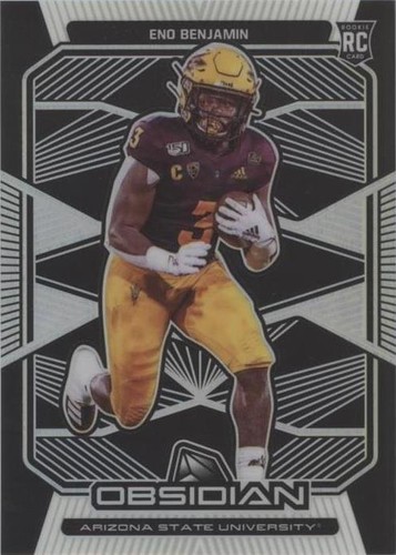 2020 Panini Obsidian Draft Picks Eno Benjamin #10