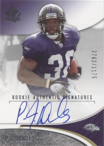 2006 SP Authentic P.J. Daniels #217
