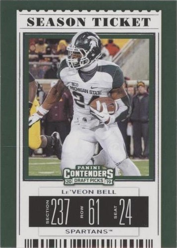2019 Panini Contenders Draft Picks Le'Veon Bell #63