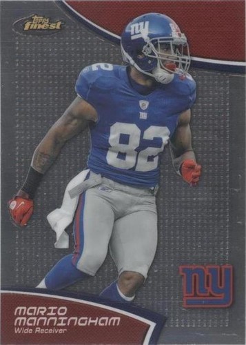 2011 Topps Finest Mario Manningham #106