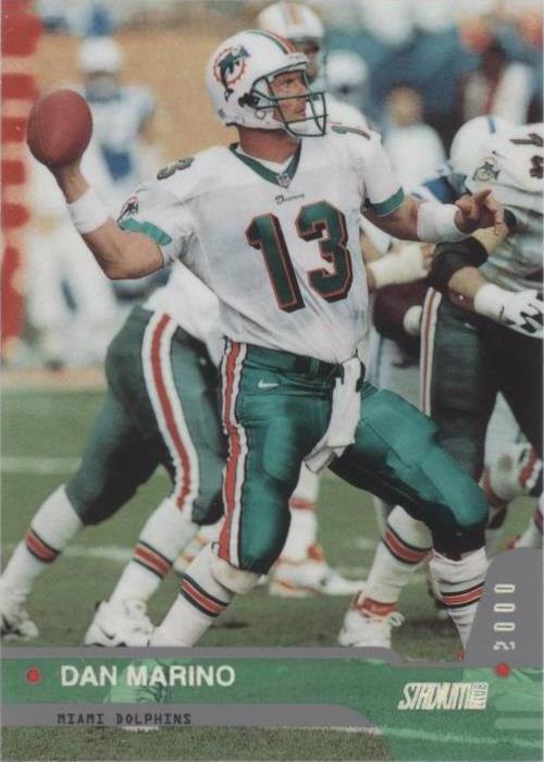 Topps Dan Marino 2000 Season Football Sports Trading Cards Topps Dan Marino 2000 Season Football Sports Trading Cards