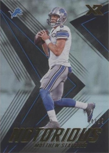 2017 Panini XR Matthew Stafford #NOT-MS