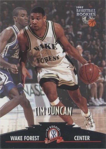 1997 Score Board Rookies - Tim Duncan #1