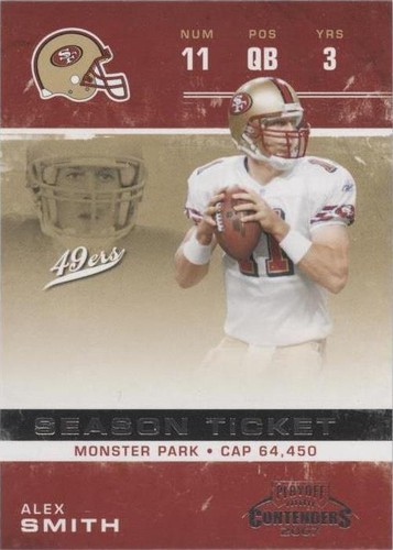 2007 Playoff Contenders Alex Smith #82