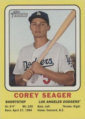 2018 Topps Heritage High Number - Corey Seager #69CC-CS