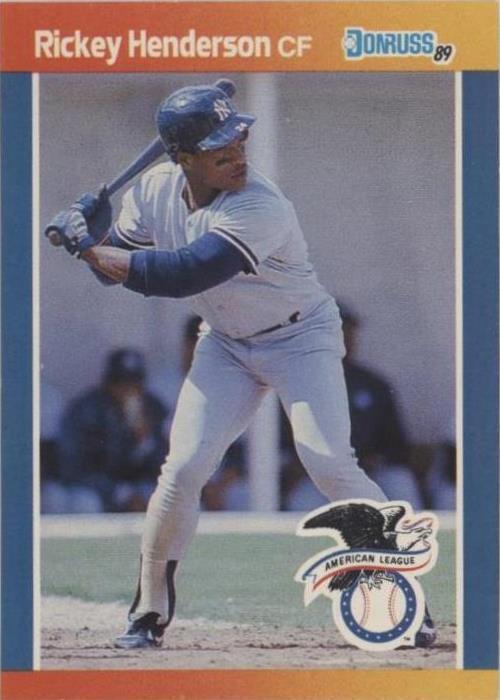 Donruss All-Stars 1989 - Rickey Henderson #4