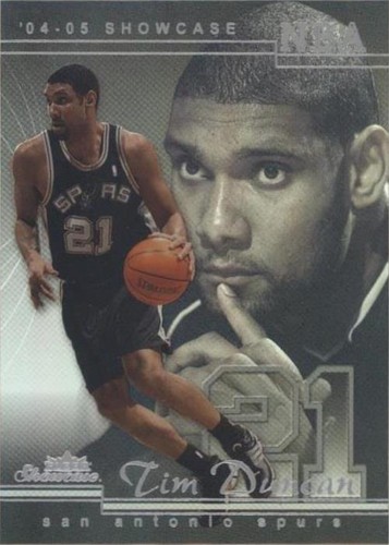2004-05 Fleer Showcase - Tim Duncan #21