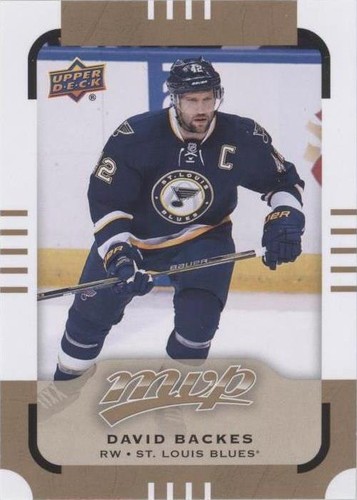 2015-16 Upper Deck MVP - David Backes #149