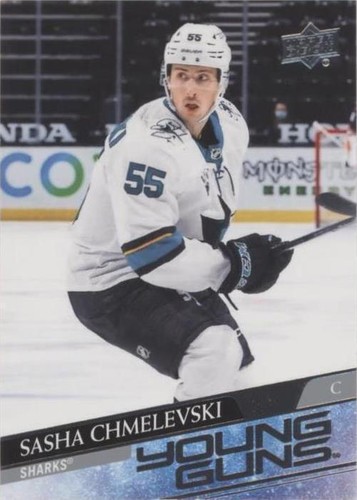 2020-21 Upper Deck Young Guns Sasha Chmelevski Rookie San Jose