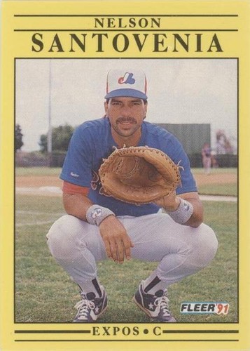 1991 Fleer - Nelson Santovenia #248
