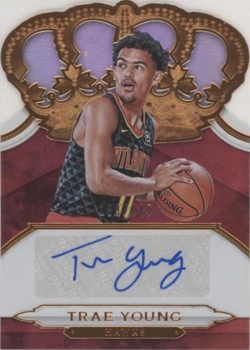 2018-19 Panini Crown Royale - Trae Young #CR-TYG