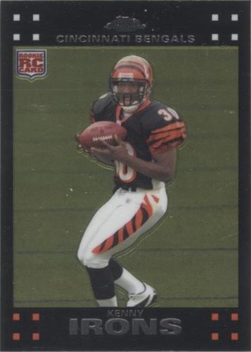 2007 Topps Chrome Kenny Irons #TC185