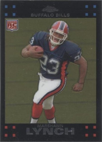 2007 Topps Chrome Marshawn Lynch #TC182