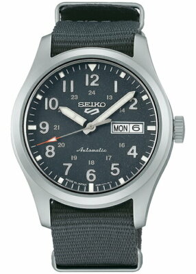 Pre-owned Seiko 5 Sports Field Sports Style Sbsa115 Men's Watch Automatic Nylon Gray 2021