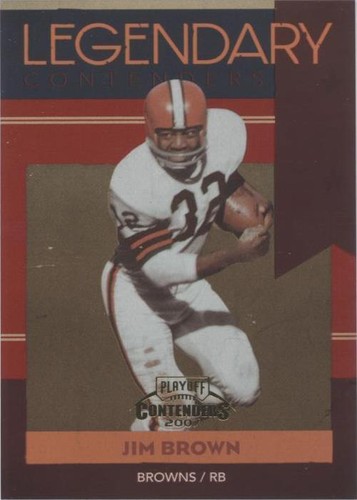 2007 Playoff Contenders Jim Brown #LC-11