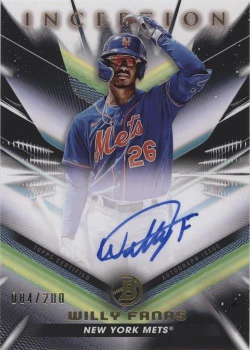 2023 Bowman Inception - Willy Fanas #BPA-WFS