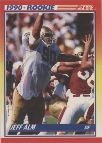 1990 Score Jeff Alm #298