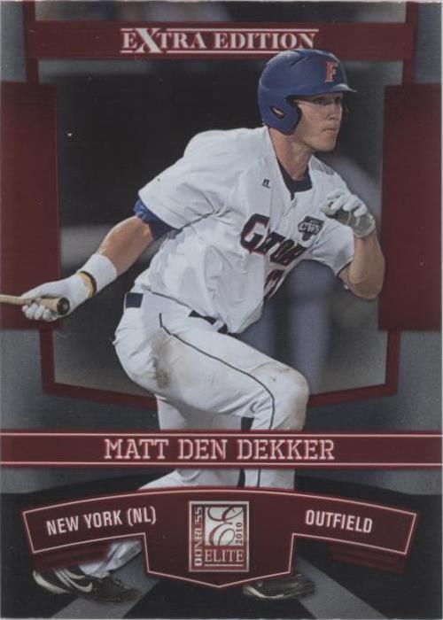 2010 Donruss Elite Extra Edition - Matt den Dekker #20