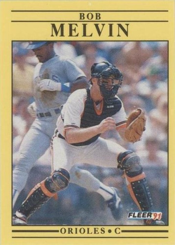 1991 Fleer - Bob Melvin #482