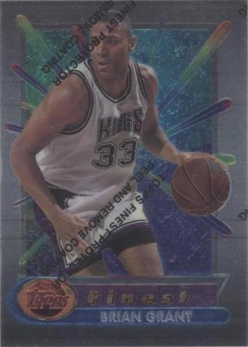 1994-95 Topps Finest - Brian Grant #186