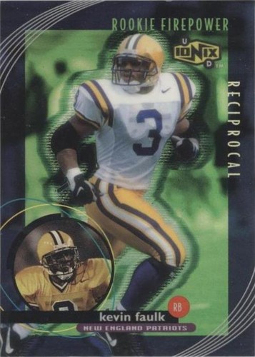 1999 UD Ionix Kevin Faulk #R81