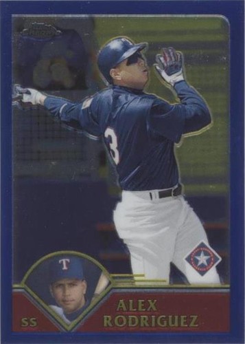 2003 Topps Chrome - Alex Rodriguez #1