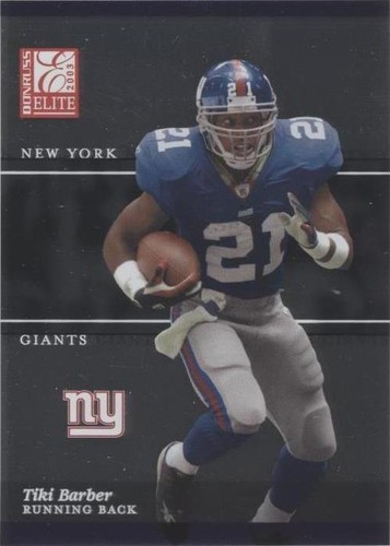 2003 Donruss Elite Tiki Barber #80