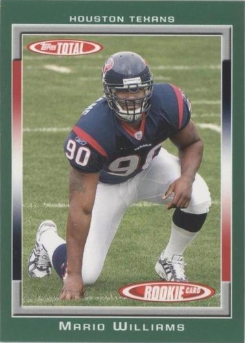 2006 Topps Total Mario Williams #481