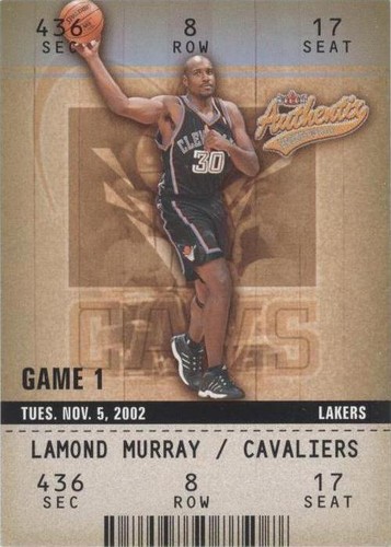 2002-03 Fleer Authentix - Lamond Murray #38