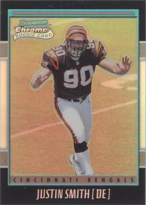 2001 Bowman Chrome Justin Smith #185