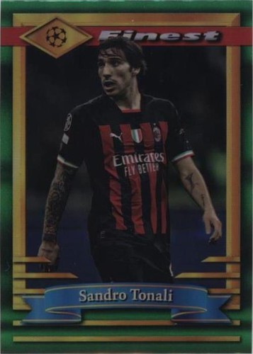 2022-23 Topps Finest Flashbacks UEFA Sandro Tonali #51