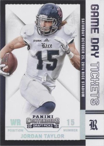 2015 Panini Contenders Draft Picks Jordan Taylor #77