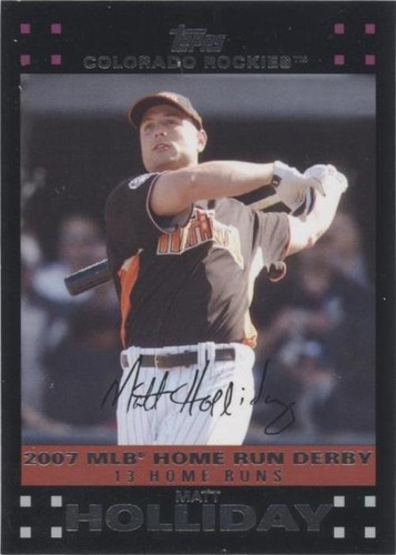 2007 Topps Updates & Highlights - Matt Holliday #UH292