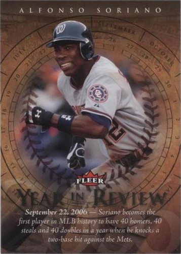 2007 Fleer - Alfonso Soriano #YR-AS