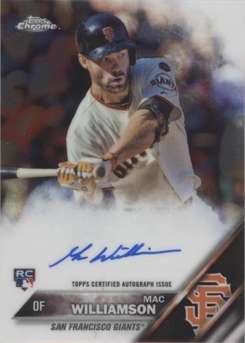 2016 Topps Chrome - Mac Williamson #RA-MW