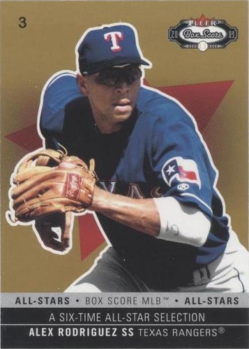 2003 Fleer Box Score - Alex Rodriguez #157